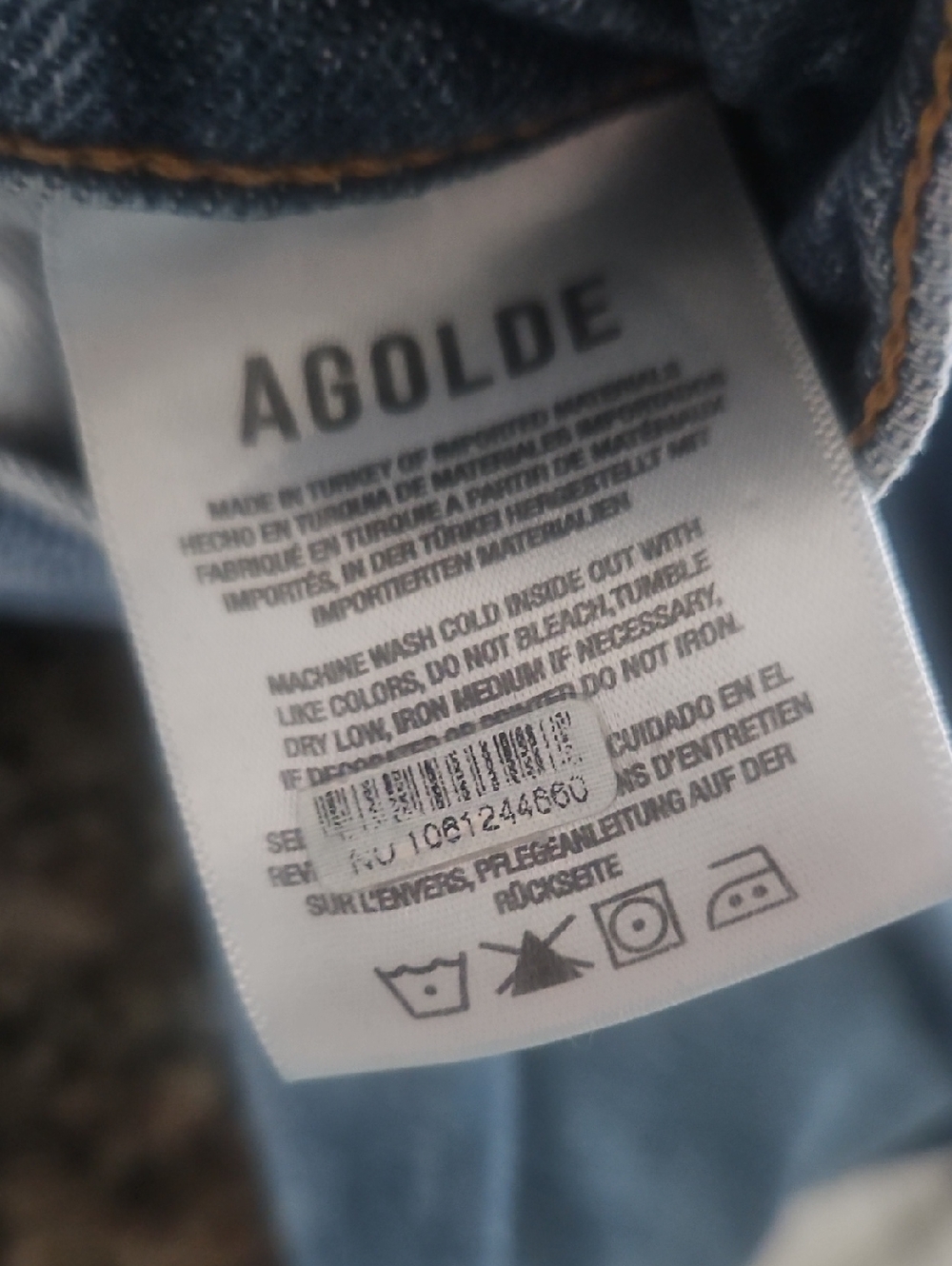 AGOLDE Wide Leg Jeans Women’s Size 29 NWT Medium Wash Premium Denim - Picture 10 of 10